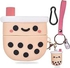 New 3D Cartoon Cute Creative Soft Silicone Shockproof Protective Case Cover with Keychain Compatible with Apple Airpods Pro/Pro 2nd Generation (Style 12)