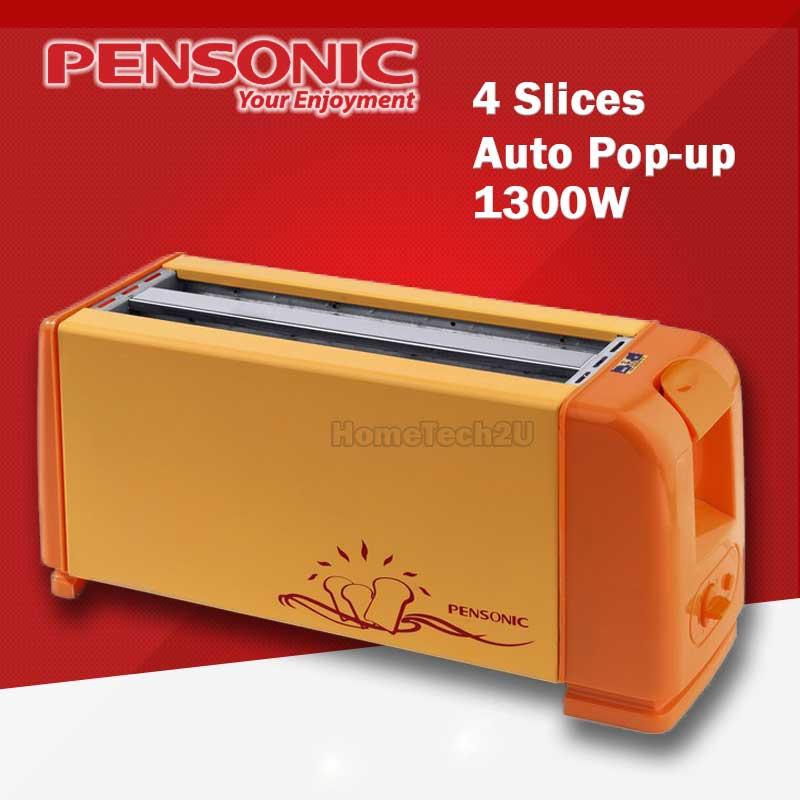 Pensonic 4 Slice Pop Up Bread Toaster AK-4