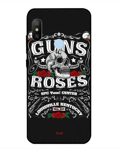 غطاء حماية واقٍ لهاتف شاومي ريدمي نوت 6 برو بتصميم Guns N Roses