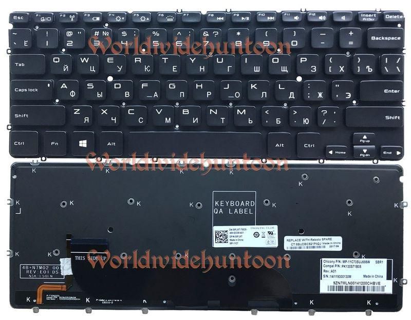 High Quality Reboto Russian Keyboard For Dell Xps