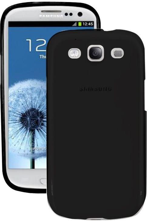 SKT TPU case for Samsung Galaxy S3 i9300 (with screen protector) Black