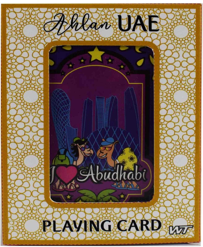 Winds Trading Ahlan UAE Abu Dhabi Playing Cards Multicolour