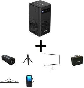 Switch FGACSWTPROSTSCWS3PB20KDR Smart Projector 200 With Screen + Tripod + Bag + Speaker + Power Station 20800mAh