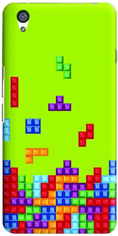 Stylizedd OnePlus X Slim Snap Case Cover Matte Finish - Tetris (Green)