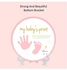Baby Handprint Footprint Keepsake Kit, Baby Prints Photo Frame for Newborn, Baby Nursery Memory Art Kit Frames, Baby Shower Picture Frames