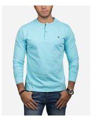 Dockland Round Neck Long Sleeves T-Shirt - Turquoise