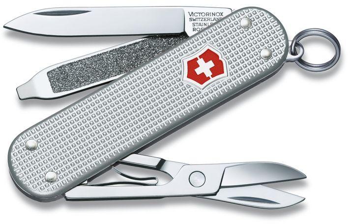 Victorinox Swiss Army Classic SD Nail File - Silver Alox