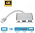 كابل موزع USB C إلى HDMI 4K بمحول Type C إلى USB 3.0 لجهاز ماك بوك وكروم بوك وسامسونج S8 بسرعة 5 غيغابايت في الثانية أبيض