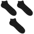 3 Pairs (6pcs) Socks - Men's Ankle Socks - Black