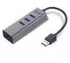tec USB 3.0 Metal HUB 3 Port + Gigabit Ethernet