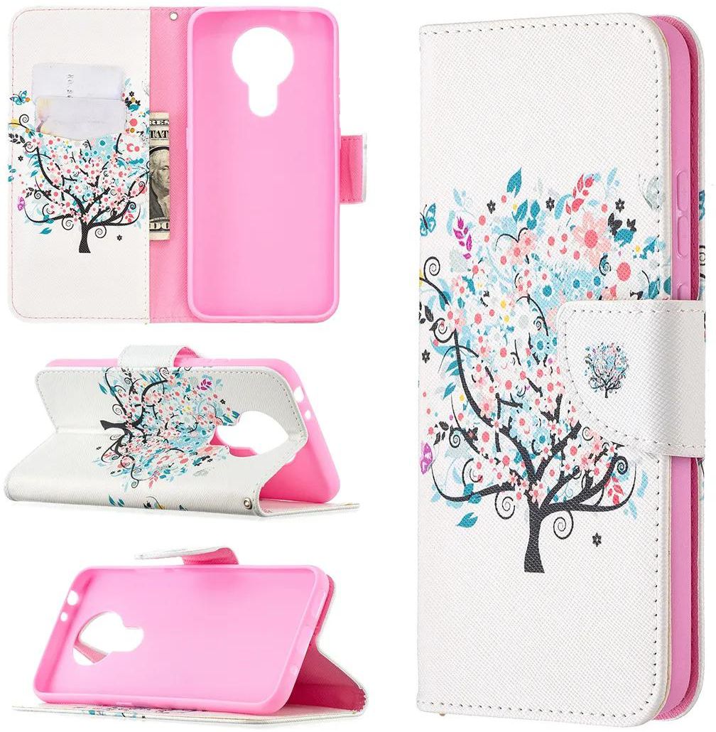 Nokia 3.4 (2020) Case, Flip PU Leather Wallet Phone Cover for Nokia 3.4 2020 - Color tree