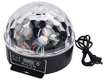 LED Crystal Ball With USB Multicolour 17.5cm