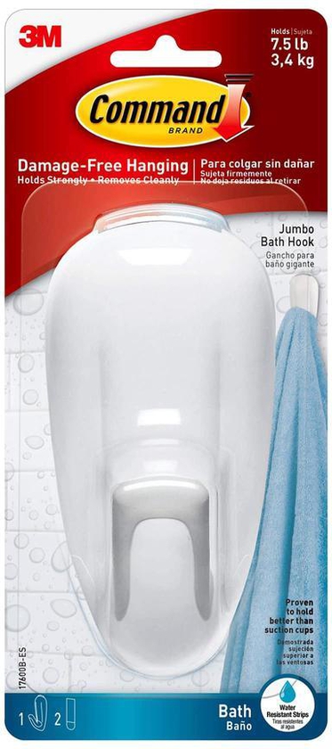 3M Command Jumbo Bathroom Hook