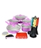 Ceramic Marble Coating Cookware Set - 15 Pcs