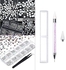 1440 Pieces Rhinestones - 6 Sizes Flat Back Gems, Crystal AB Rhinestones Nail Art Gems and Rhinestones for Nails/Clothes/Face/Craft, with Pick Up Tweezer and Rhinestone Picker Dotting Pen