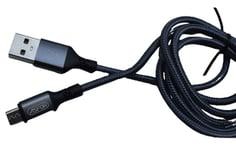 Aspor Micro USB Cable 1m Black/Grey