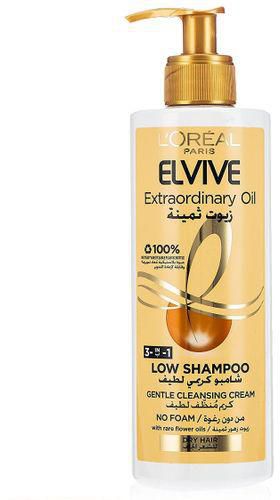 L'Oreal Paris 3 In 1 Elvive Extraordinary Oil Low Shampoo - For Dry Hair - 400 Ml