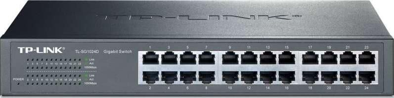 TP Link TL SG1024D 24 Port Gigabit Desktop/Rackmount Switch | TL SG1024D