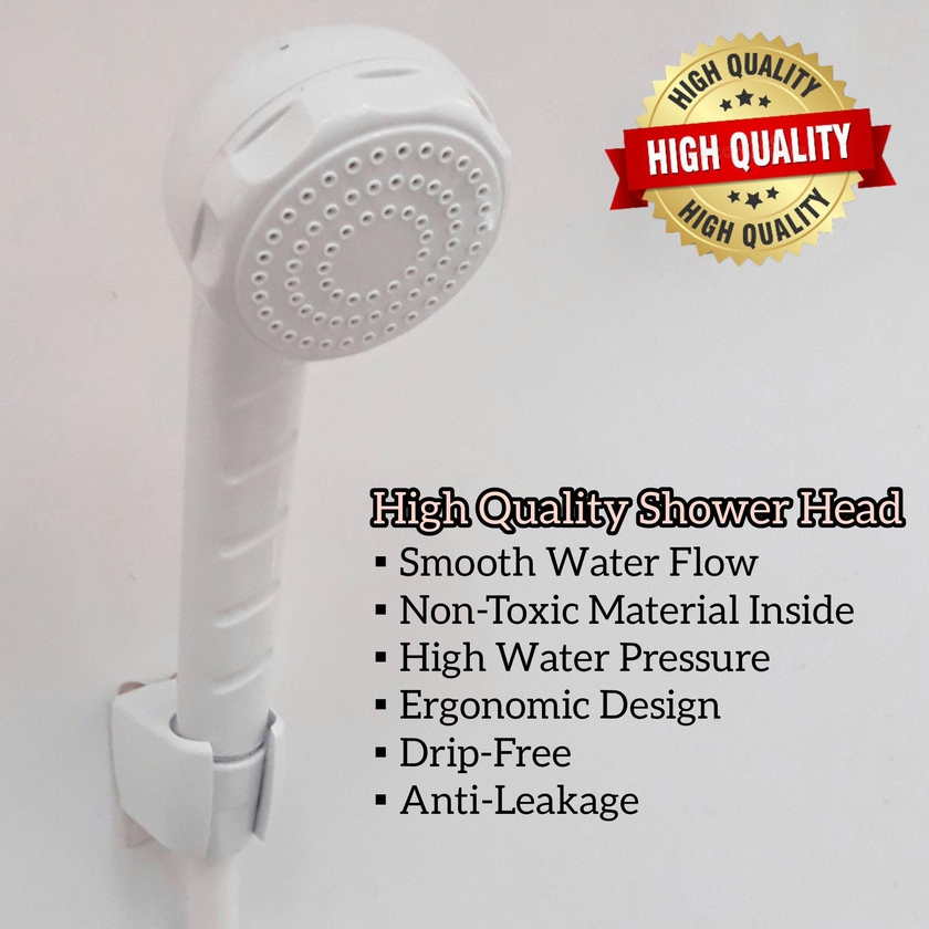 Techplus Hand Shower Head Set with Hose In Toilet Bathroom Accessories