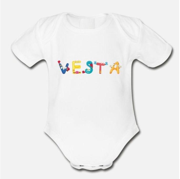 Vesta Organic Short Sleeve Baby Bodysuit