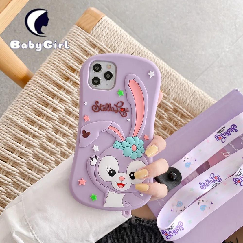 OPPO A3 Y83 Y81 A3S A5 A7 A7X F9 Pro A5S A9 A9X F11 A11 A11X Case Soft Cartoon Covers With Lanyard