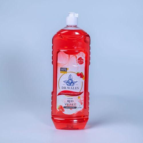 DR. WALES Dishwashing Liquid Detergent- Red Velvet 1 Litre