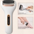 Tepengdie Foot Callus Remover Rechageable Waterprrof Finishing Foot File Electric Foot Scrubber Hard Skin Remover with 2 Roller Heads