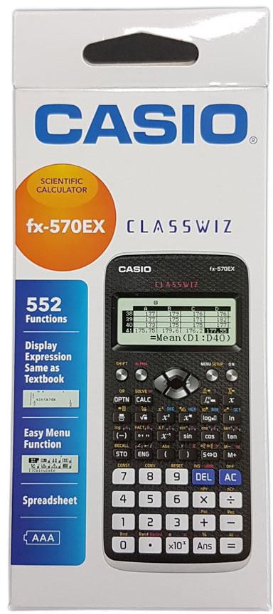 Casio Scientific Calculator FX-570EX (Black)