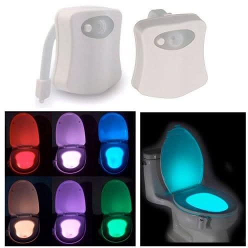 8 Color Motion Activated Toilet Bowl Led Light