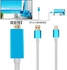 Nanotek Lightning to HDMI Cable ,1080P HDTV Adapter for iPhone 5 5S 6 6s with Personal Hotspot - 1.8 meters - Blue MA501