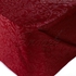Snooze Flat Jakared Microfiber Bed Sheet - Dark Red (flowery Design) 180*240 Cm + Free Pillowcase