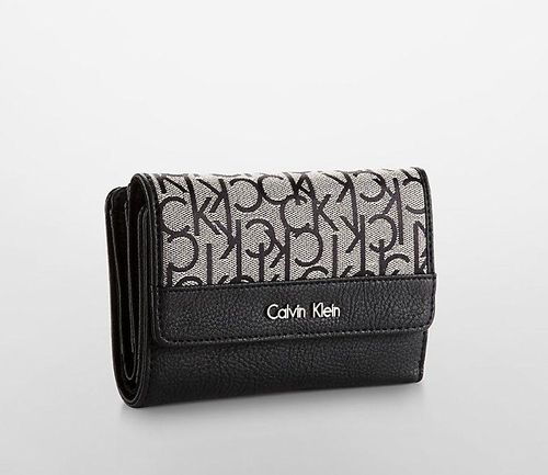 Calvin Klein Black & White Mixed For Women - Trifold Wallets price from in Saudi -