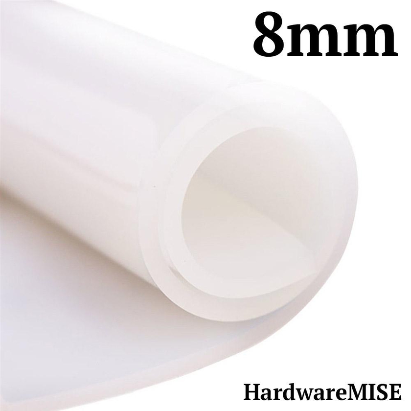 Hardwaremise Silicone Rubber Sheet Translucent 8mm thick 1m Width