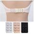 Set of 3 Bra Extension Braces for Expanding Size - Black, White and Beige