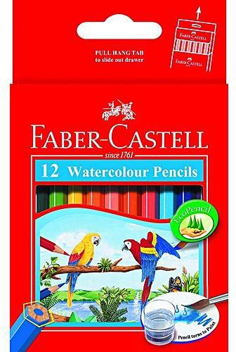 Faber Castell الوان خشبية مائية قصيرة فابر كاستل 12 لون