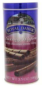 Royal Dansk Luxury Wafers With Chocolate Cream Filling 100 g
