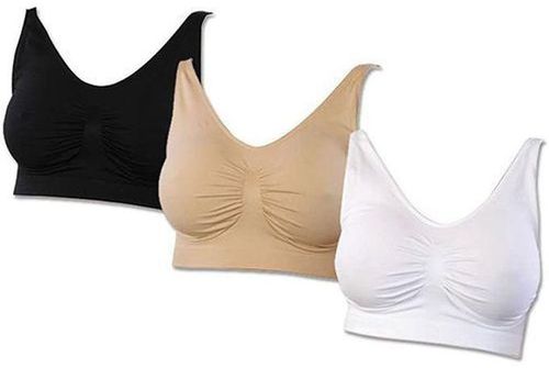 3 Bra For Women 3 Pcs Soft Bra Sport Top Push Up Underwear price from jumia  in Egypt - Yaoota!