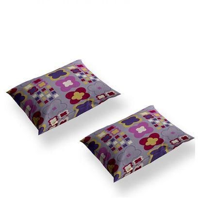 Comfort Pillowcase Printed - Sae Fog - Flap 15 Cm - Pack Of 2