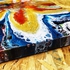 Art Box Supplies لون إكريليك صدفي جاهز للصب - أحمر صدفي - ٢٠٠ مللي