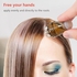 Precision Hair Oil Applicator Comb, Root Comb Applicator Bottle for Hair, Hair Serum Applicator Suitable for Various Liquids, Ball Hair Oil Applicator Bottle (White)