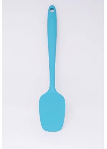 one year warranty_Kitchen Silicone Spoon - Blue7324