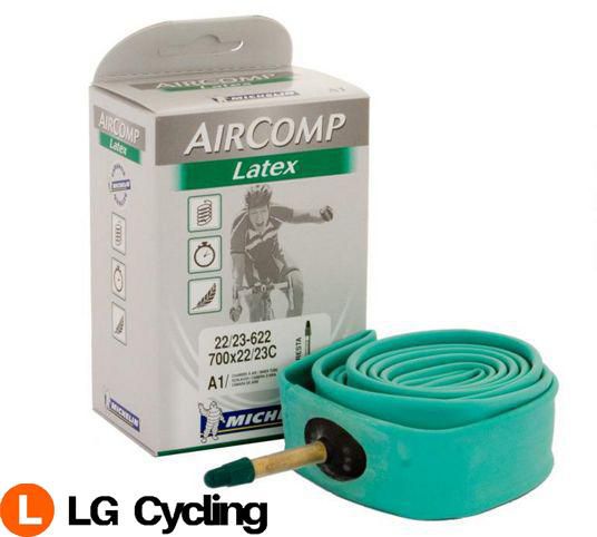 Lg Michelin A1 AirComp Latex Road Bike Tube (Green)