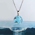 Necklace Cloud A Ball The Blue Sky Is Full Of Clouds & Birds - Unisex