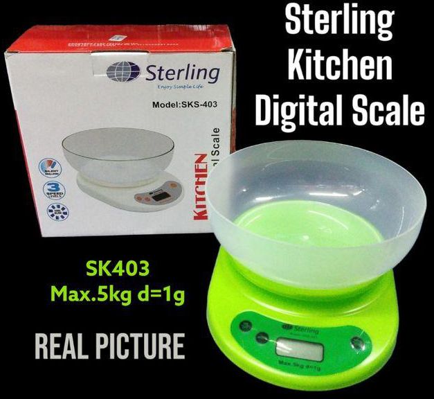 Sterling Digital Kitchen Scale UpTo 5KG 1pc