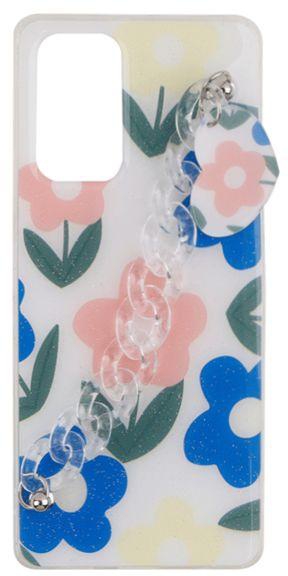 Xiaomi Redmi Note 10PRO 4G -Special Printed Silicone Cover With Glitter And Clear Chain