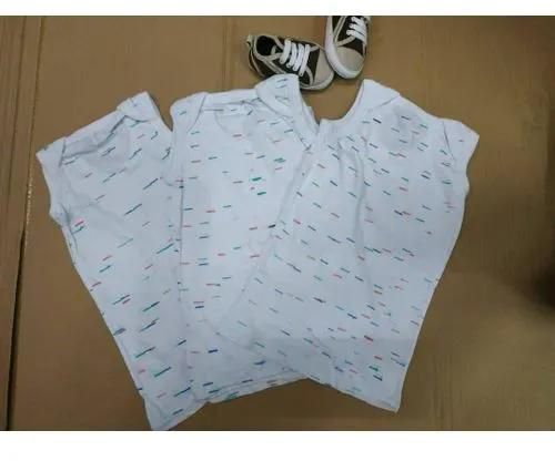 NEWBORN VESTS HE OR SHE CAN WEAR UPTO 6 MONTHS OLD ashion 6PCS UNISEX QUALITY COTTON VESTS (NEWBORN)  These vests can be used for any day! Snap crotch and neckline make dressing so