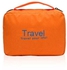 حقيبة منظمة لأدوات الإستحمام و الحلاقة والكريمات وأدوات التجميل وغيره لون برتقالي