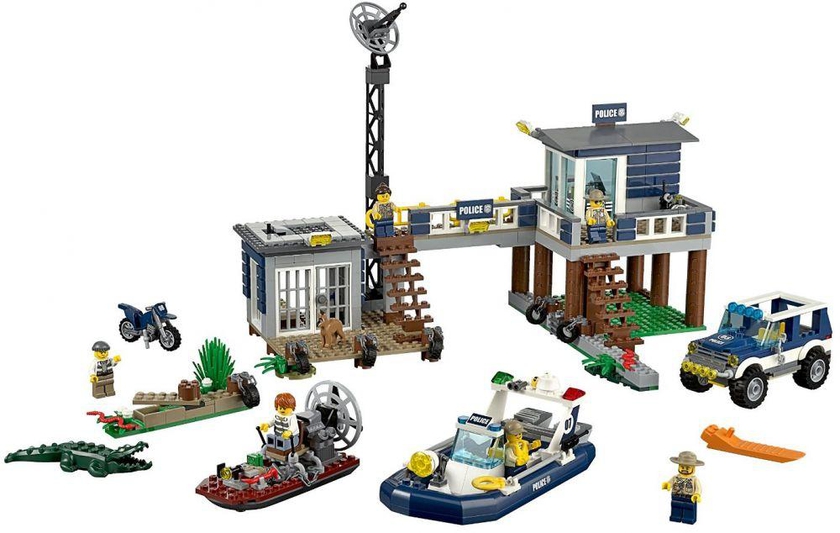 LEGO City Police Swamp Police Station, Multi [60069]