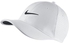 NIKE JUNIOR'S YOUTH ULTRALIGHT PERFORATED CAP - WHITE