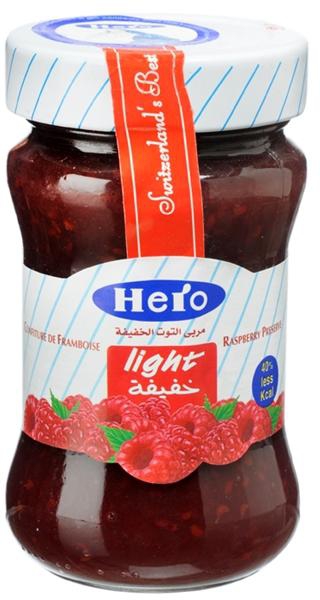 Hero Light Raspberry Jam - 200 g